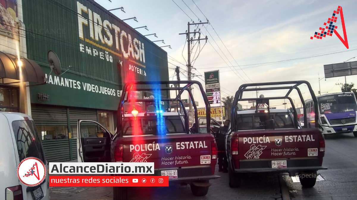 Asalto a casa de empeño en Amozoc