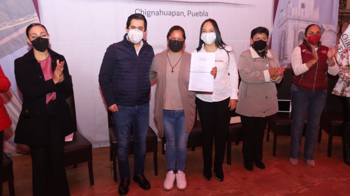 Escrituras en el rancho El Cariño en Chignahuapan