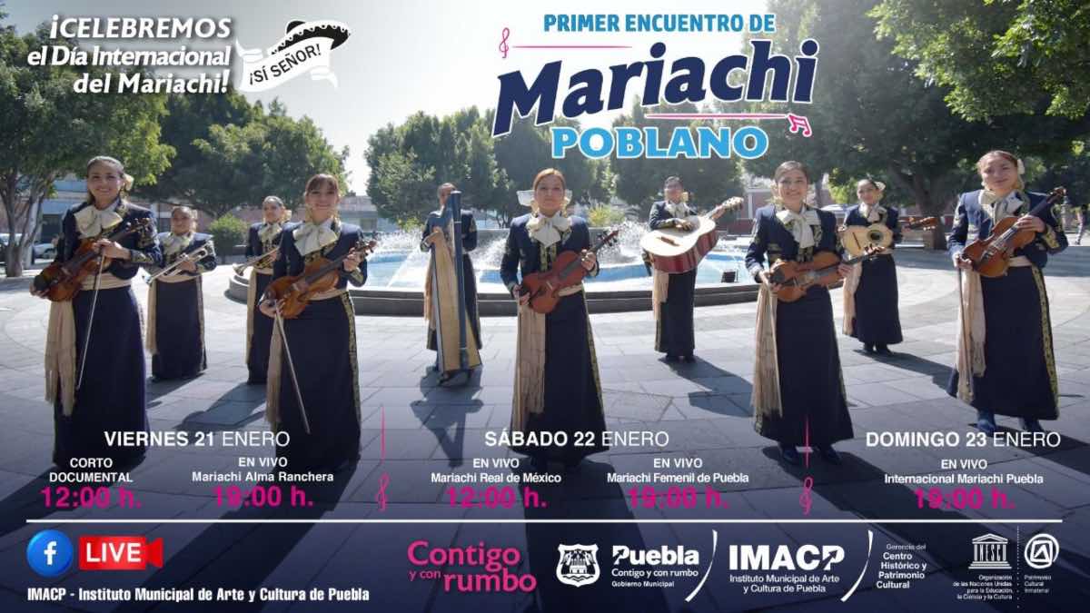 IMACP Dia del mariachi poblano