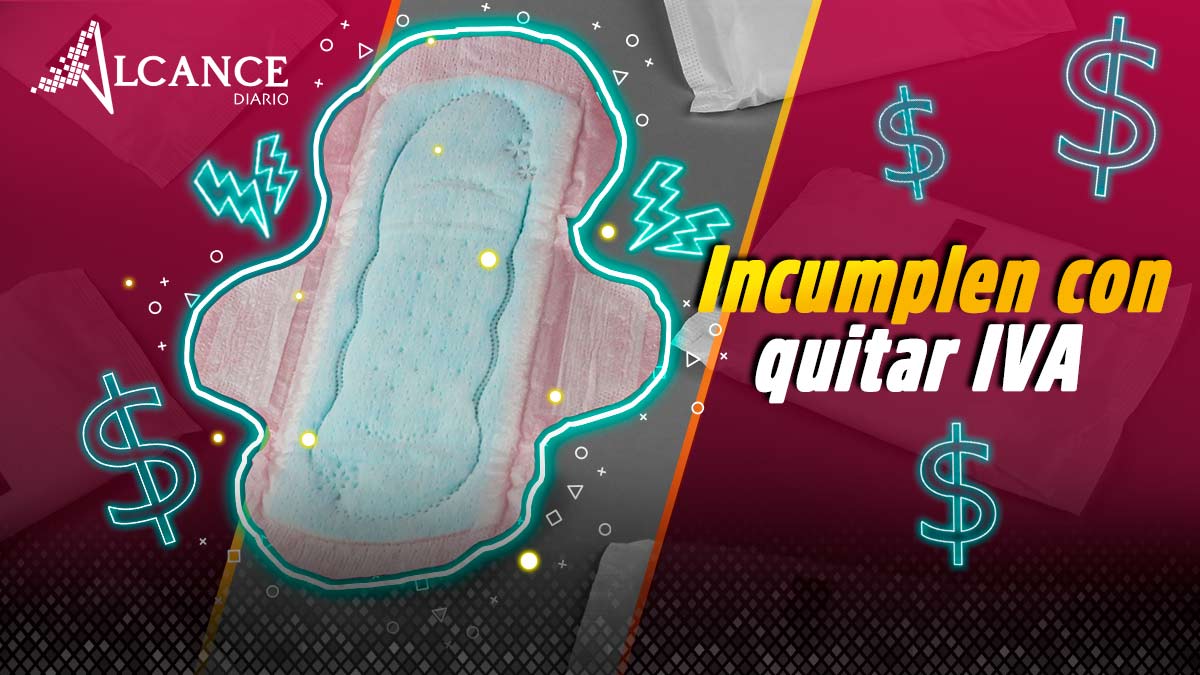 Olvidan eliminar IVA de productos de higiene menstrual