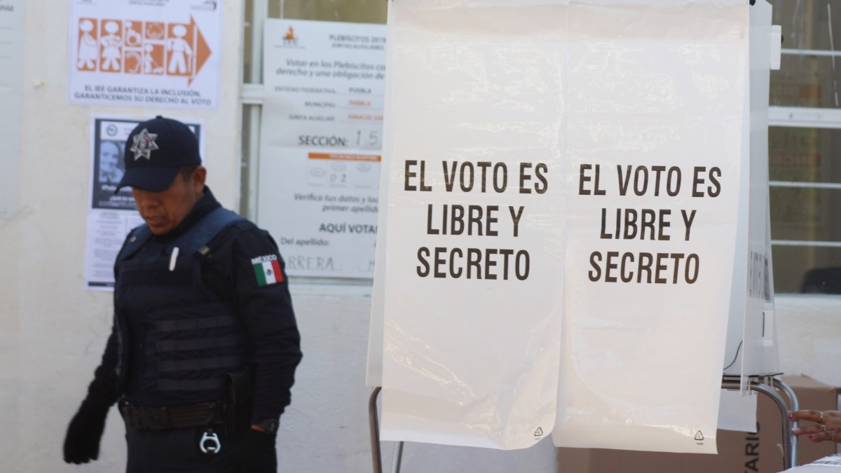 Juntas auxiliares material electoral