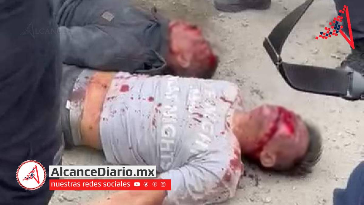 casi linchan a dos en San Lucas El Grande