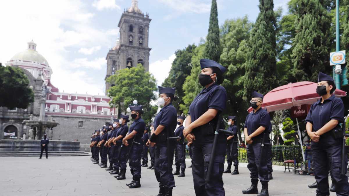 policias con covid en puebla
