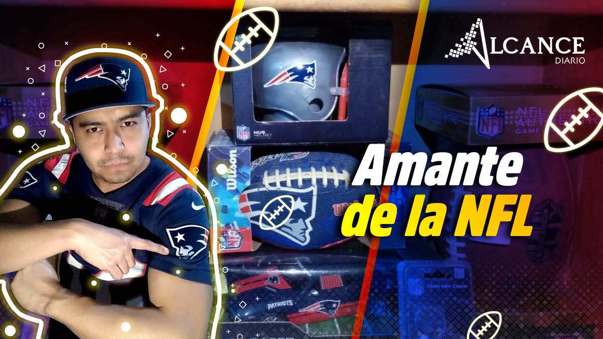 Jorge Armando Pérez Torres es fanático de la NFL