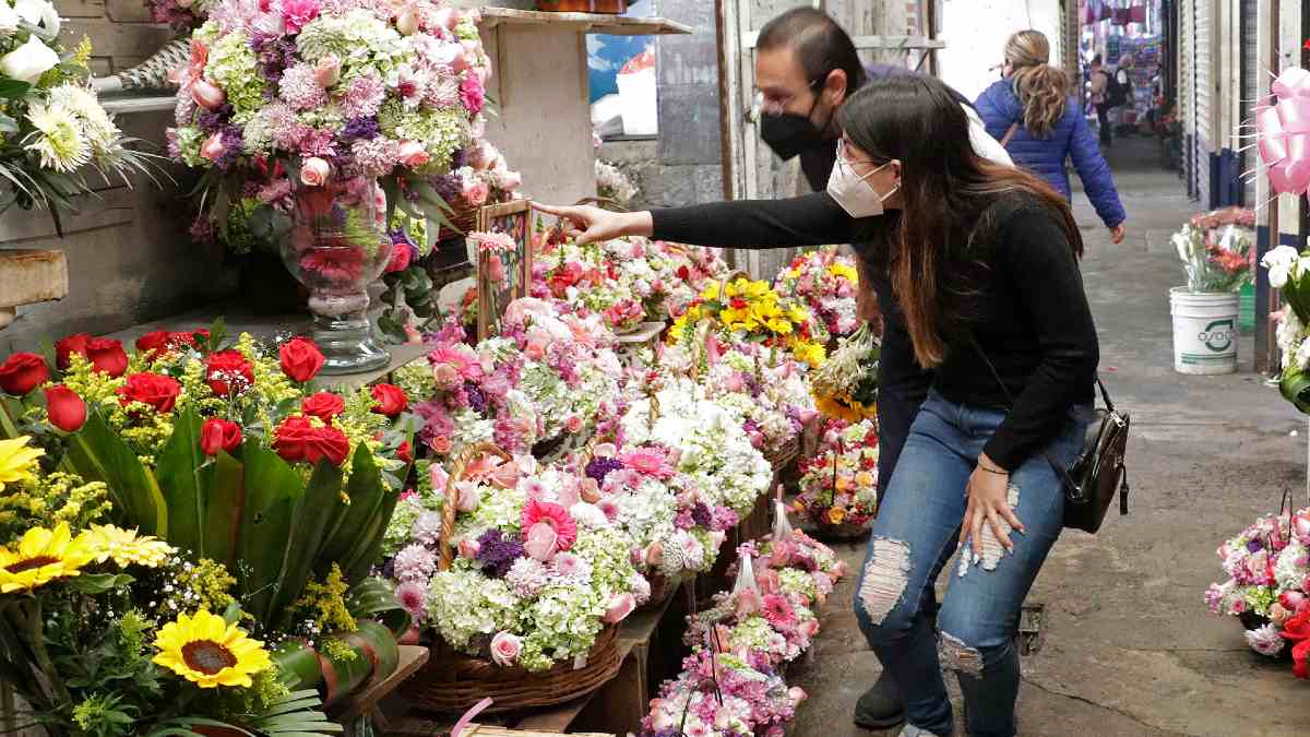 Venta de flores 14 de febrero