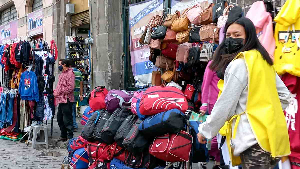 ambulantes en el Centro
