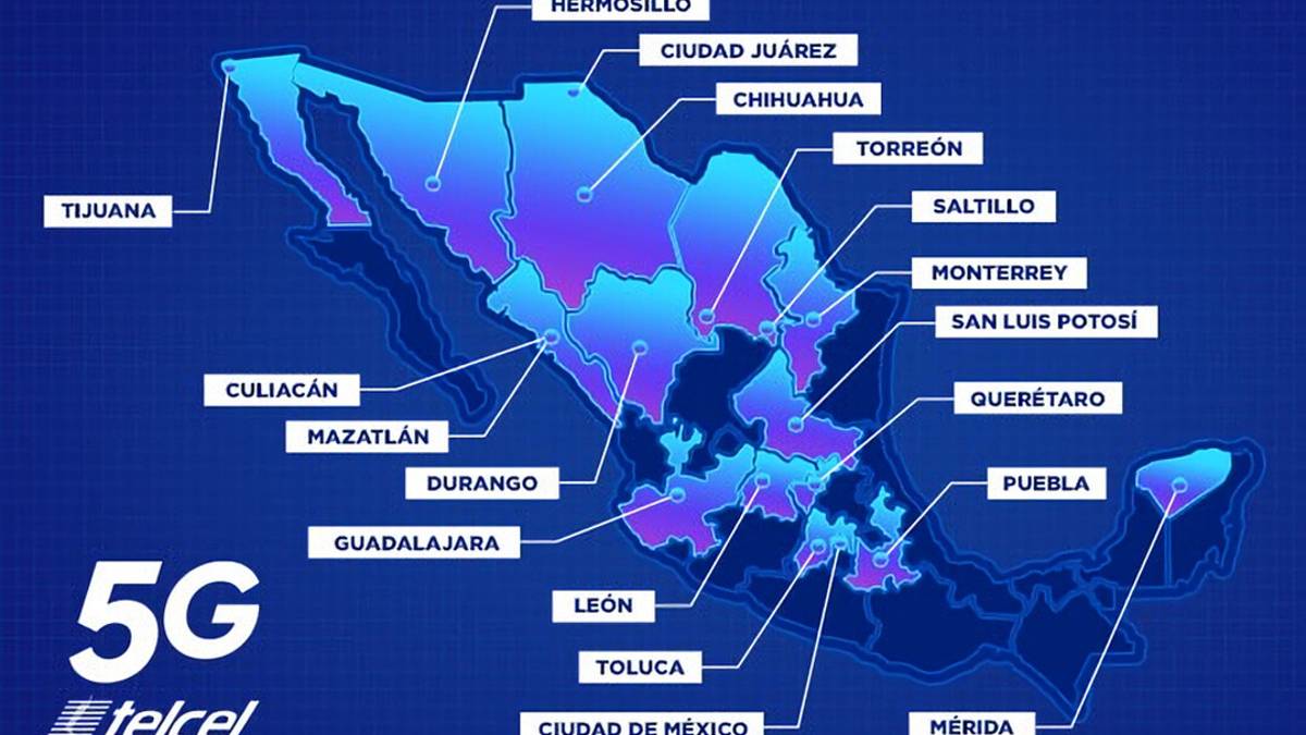 red 5g de telcel en Puebla