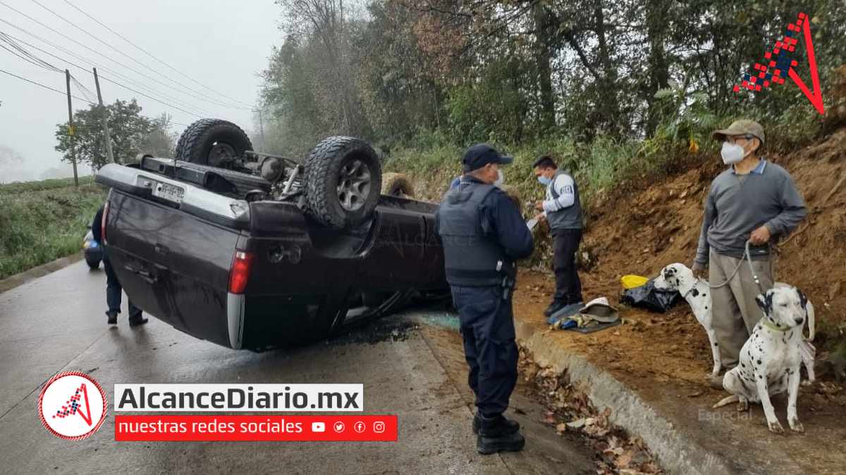 Accidente en Teziutlán con Dalmatas