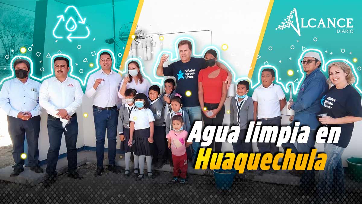 Agua limpia en Huaquechula