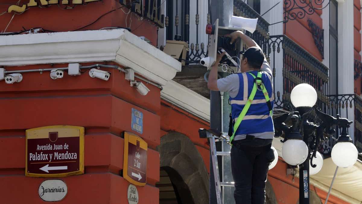 Cámaras de seguridad en Puebla