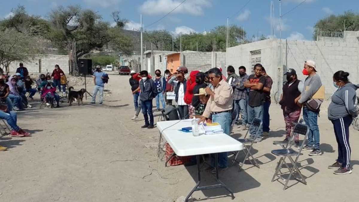 Colonia antorchista en Tehuacán