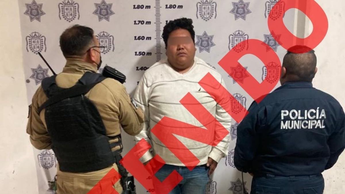 Detenido en San Pedro Cholula-2