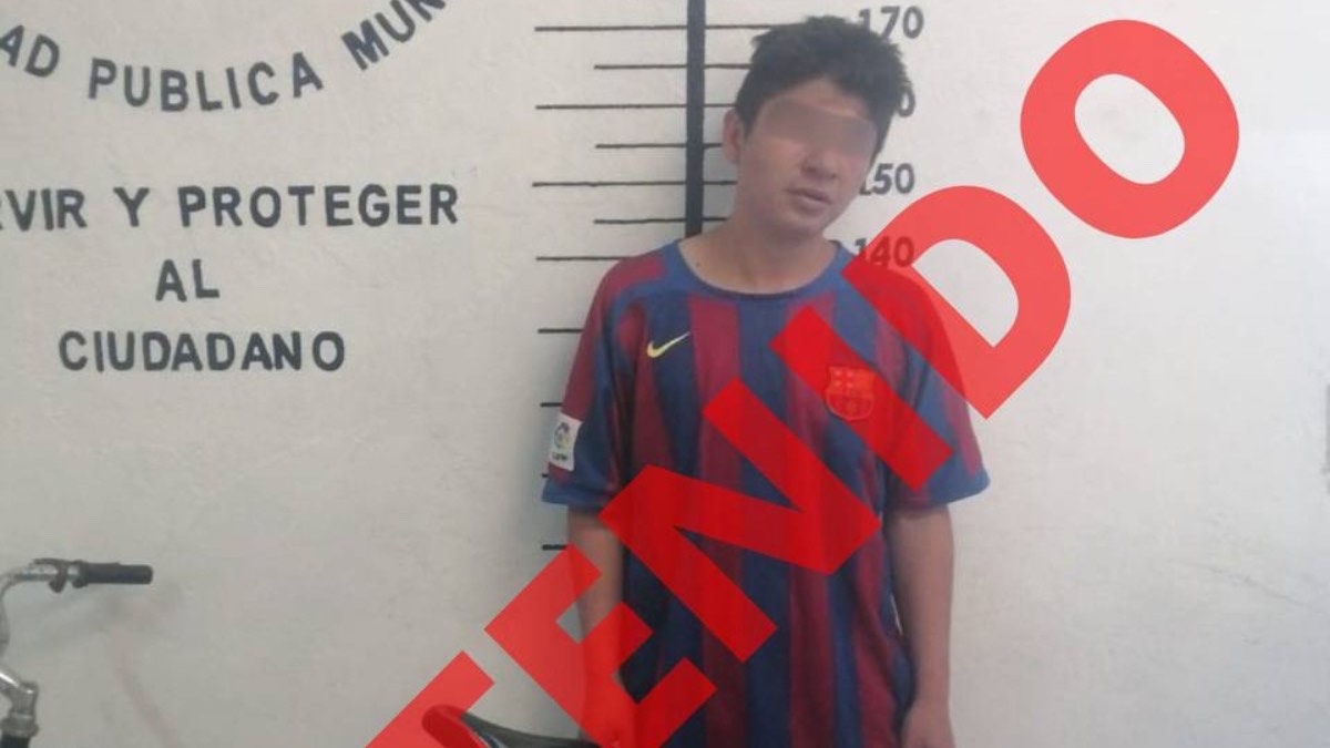 Detenido en San Pedro Cholula