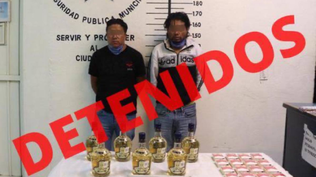 Detenidos en Momoxpan