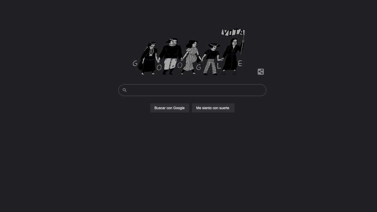 Elena Cafferena el doodle de hoy