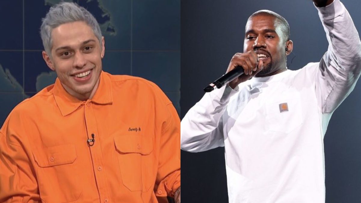 Kanye West vs Pete Davidson on Instagram