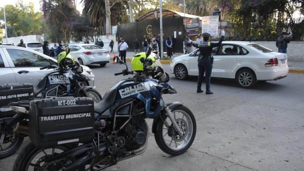 Tránsito Municipal operativo vial