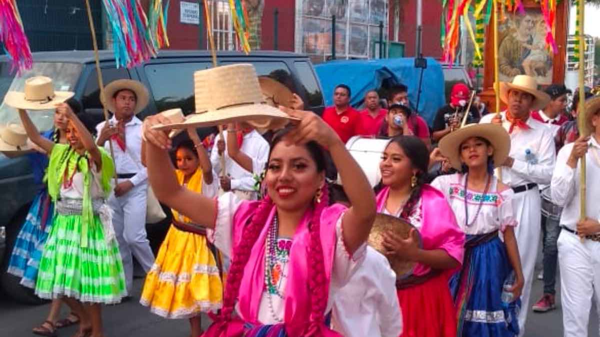 Antorchistas en Chietla
