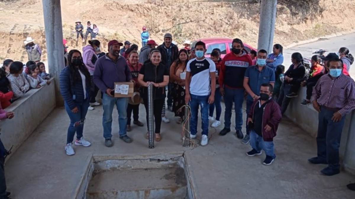 Bomba de agua en Cañada Morelos