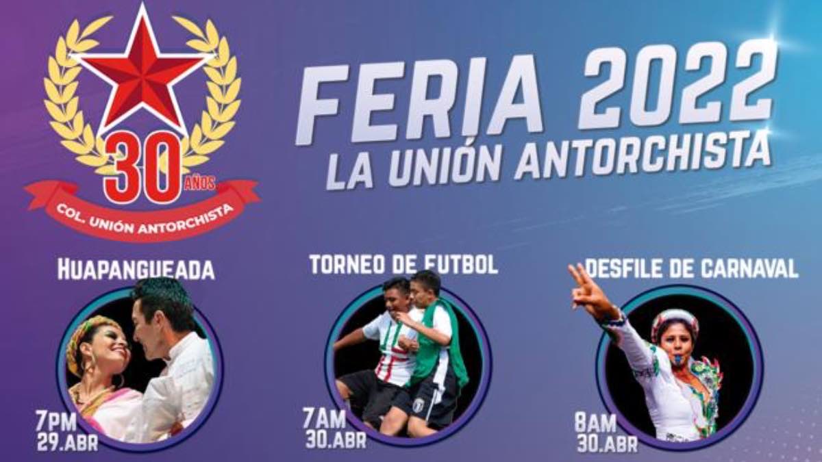 Feria por la fundación de la Colonia Unión Antorchista