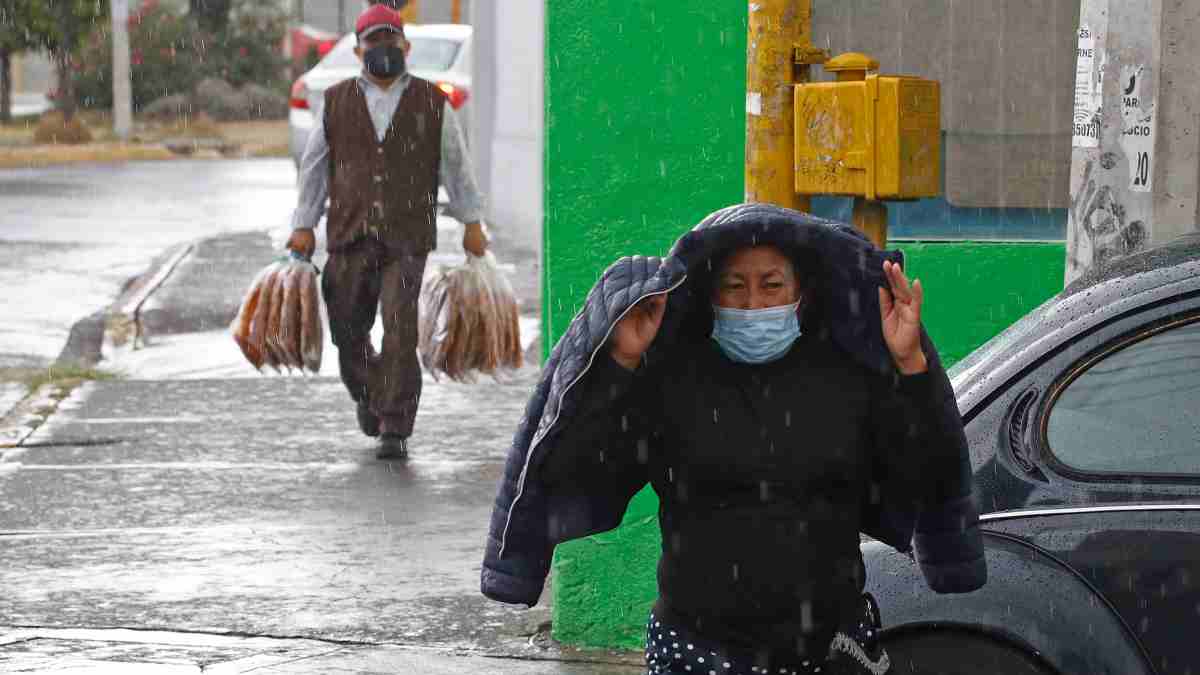 Lluvia en Puebla provocada por Julia