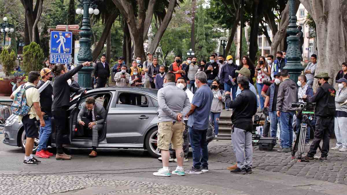 Novela grabada en el Centro Histórico