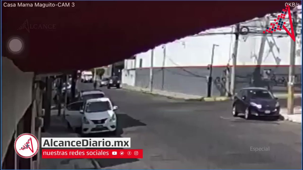 embisten a motocilista en Centro puebla