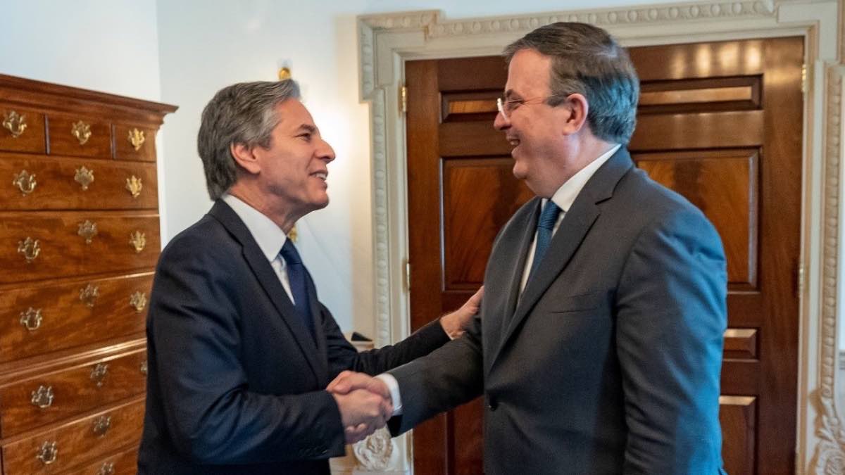 Blinken y Ebrard por Covid-19