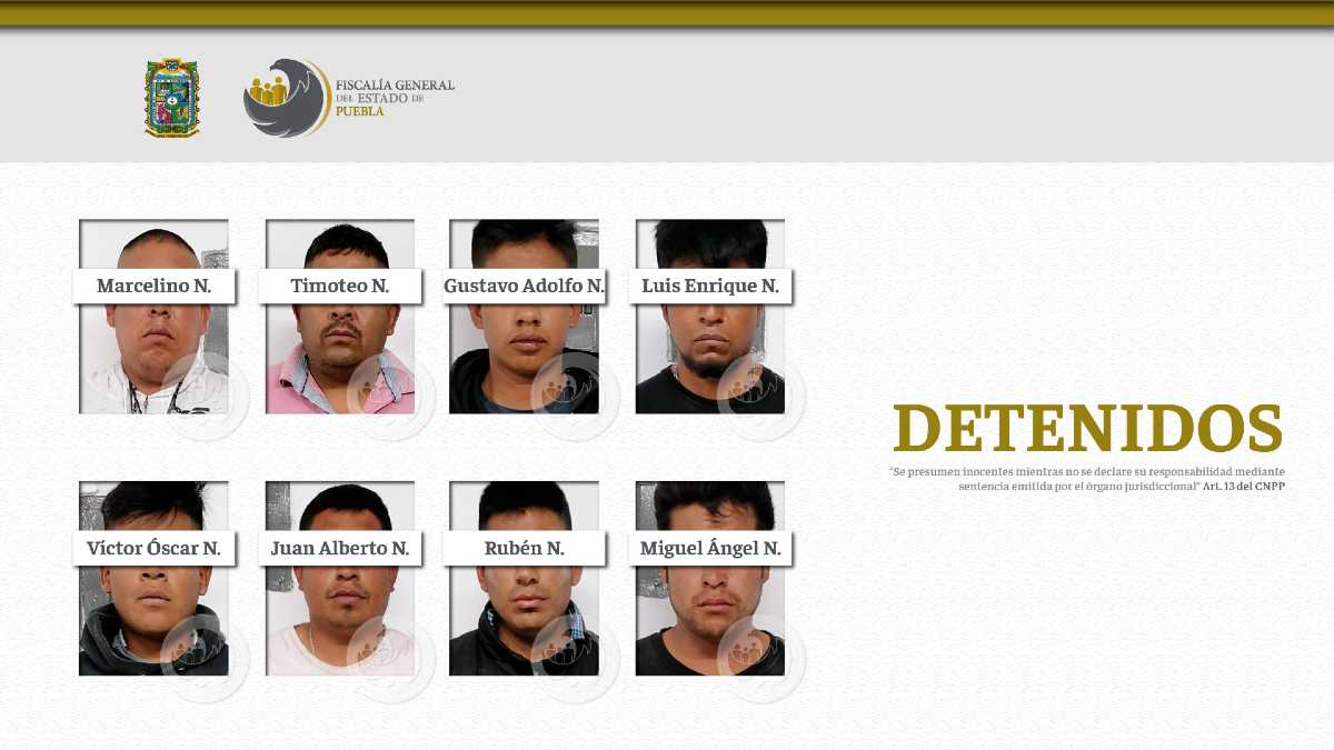 Detenidos caso Huixcolotla