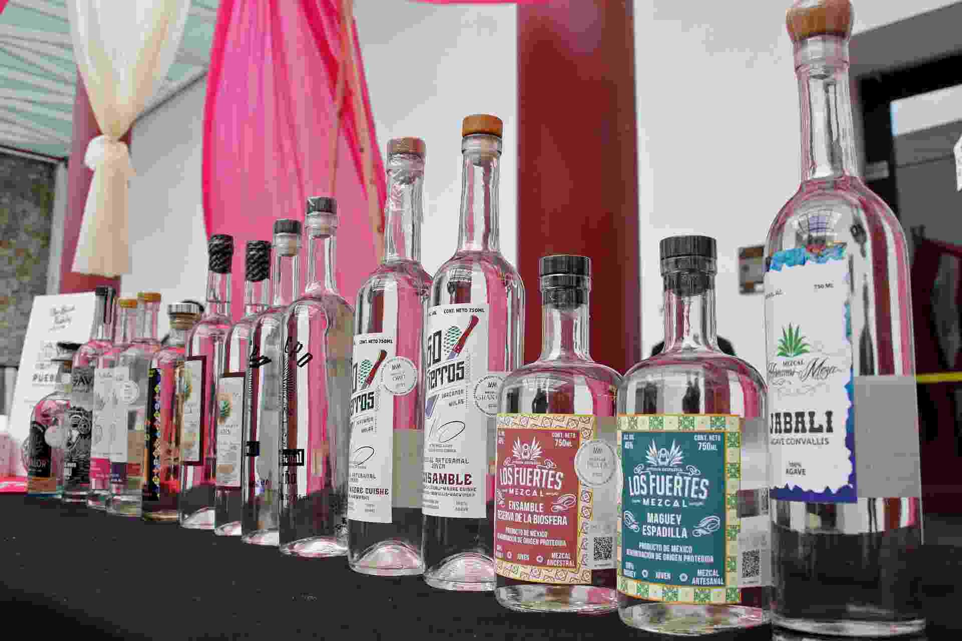 Mezcales producido en Puebla