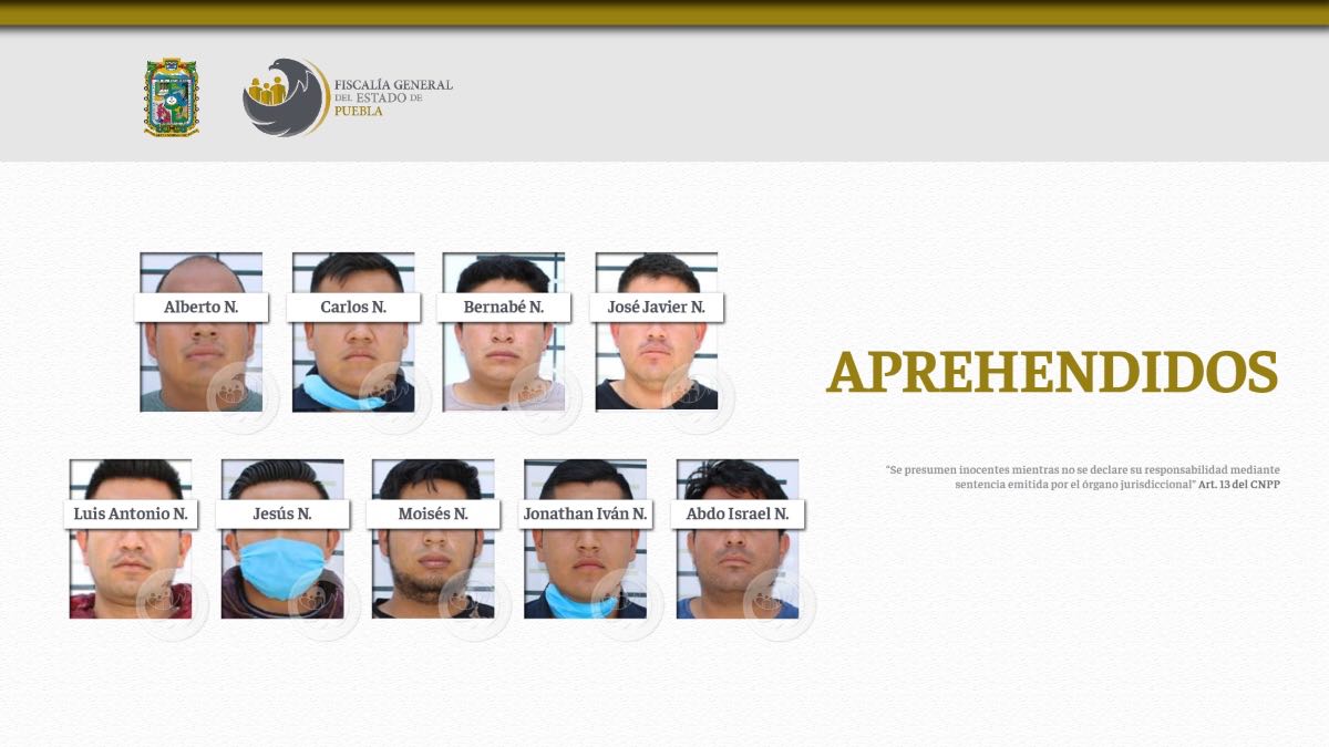 Policías Estatales detenidos por caso Coyomeapan
