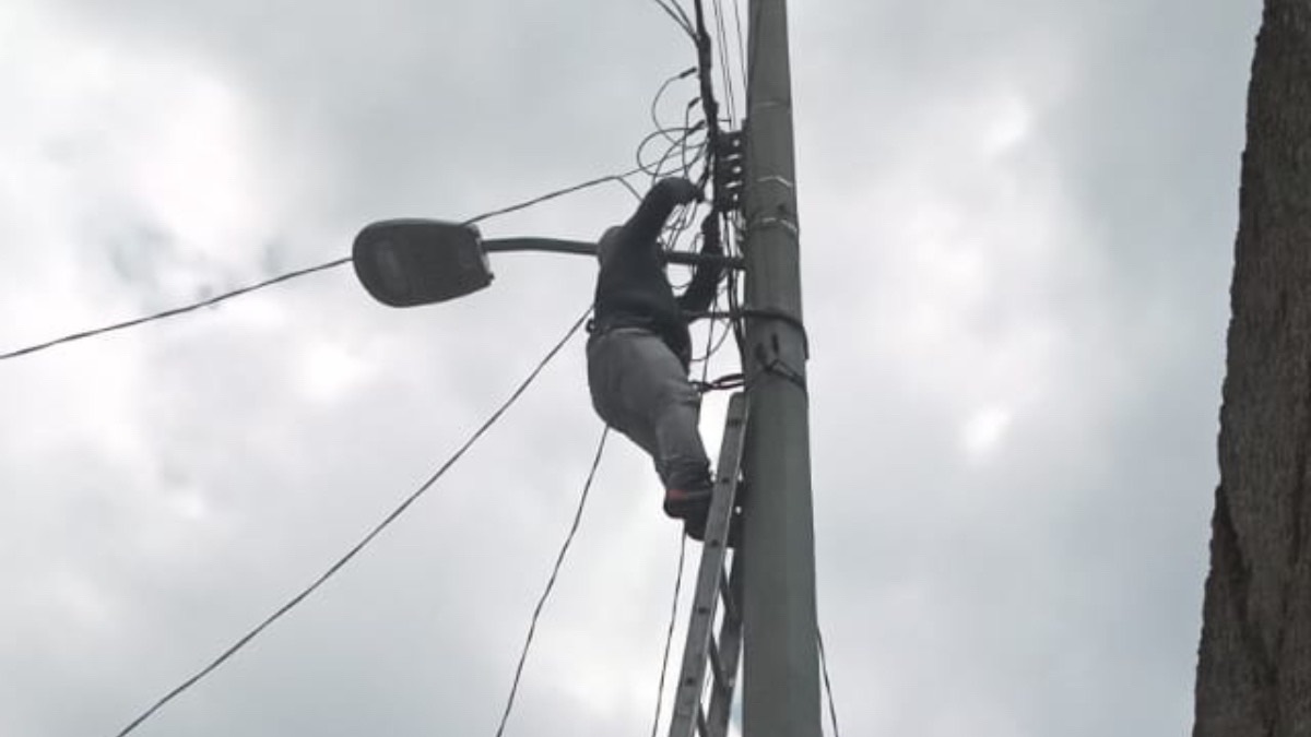 Reparación de alumbrado público en Amozoc