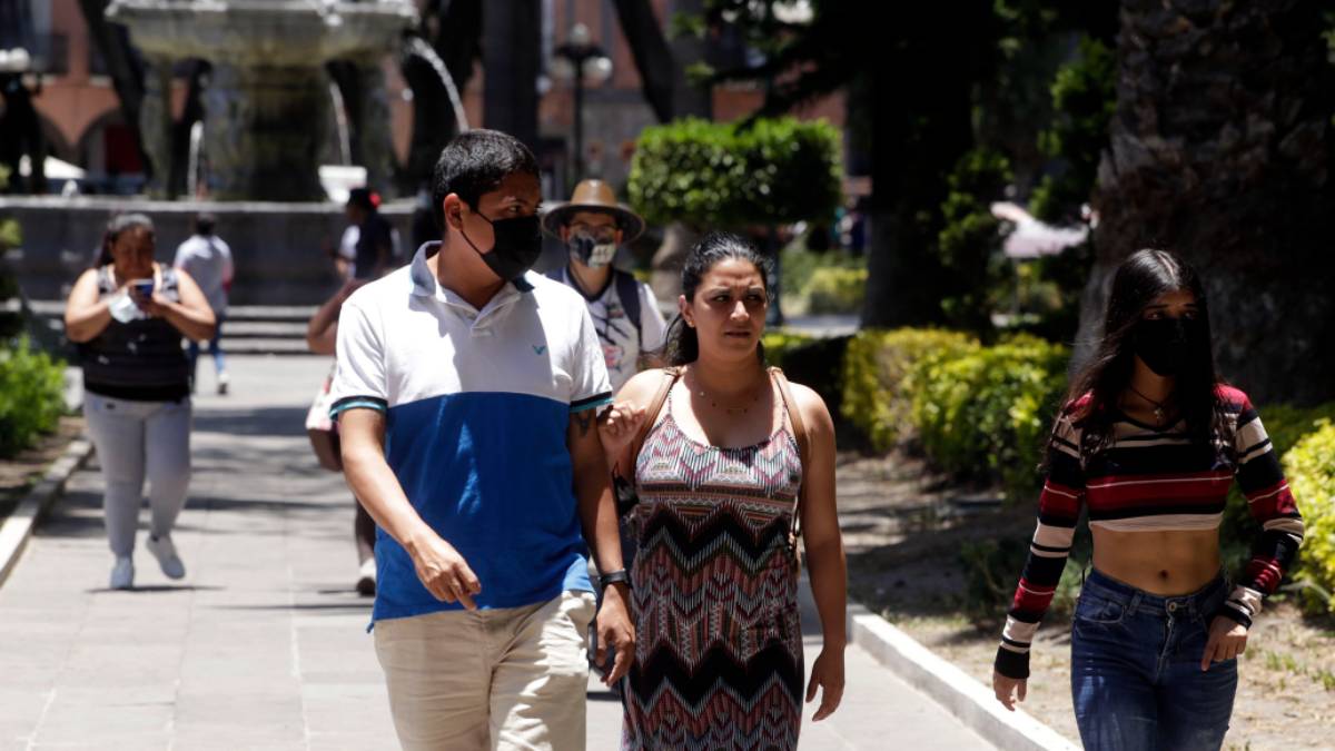 Uso de cubrebocas en Puebla