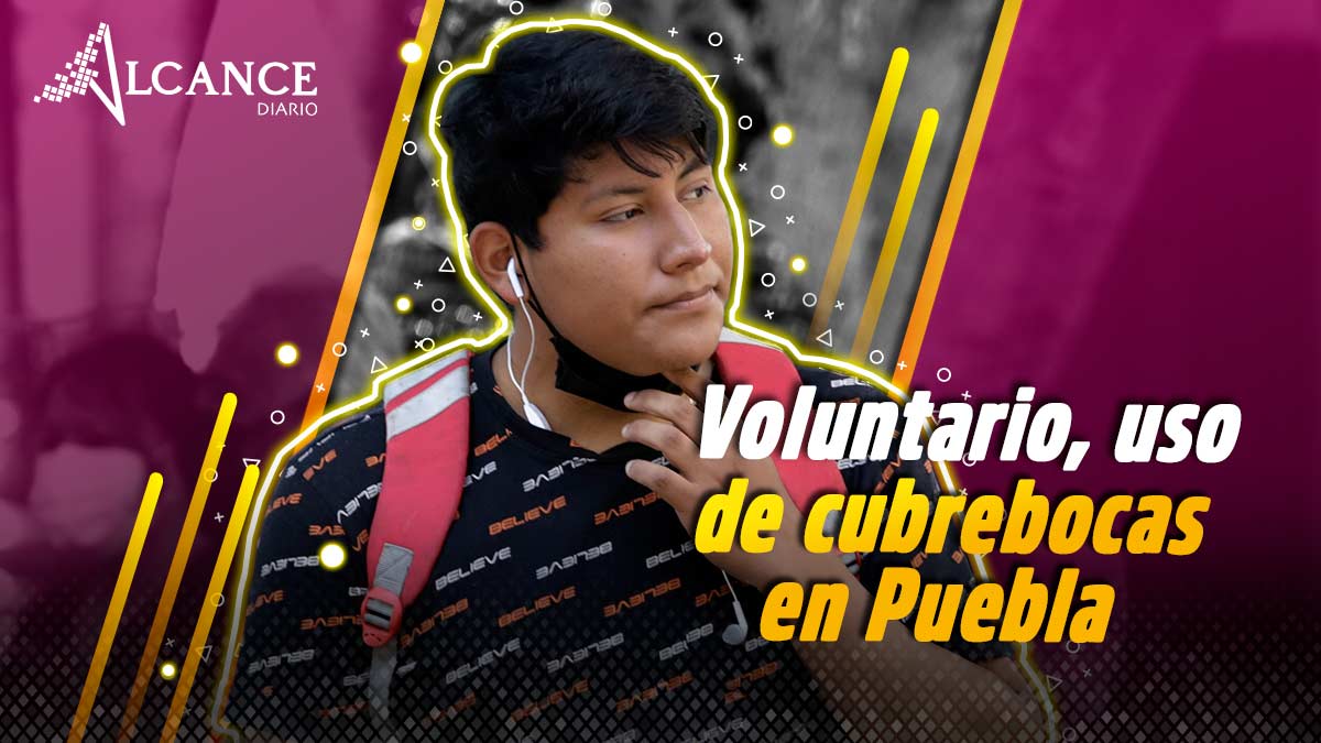Voluntario, uso de cubrebocas en Puebla