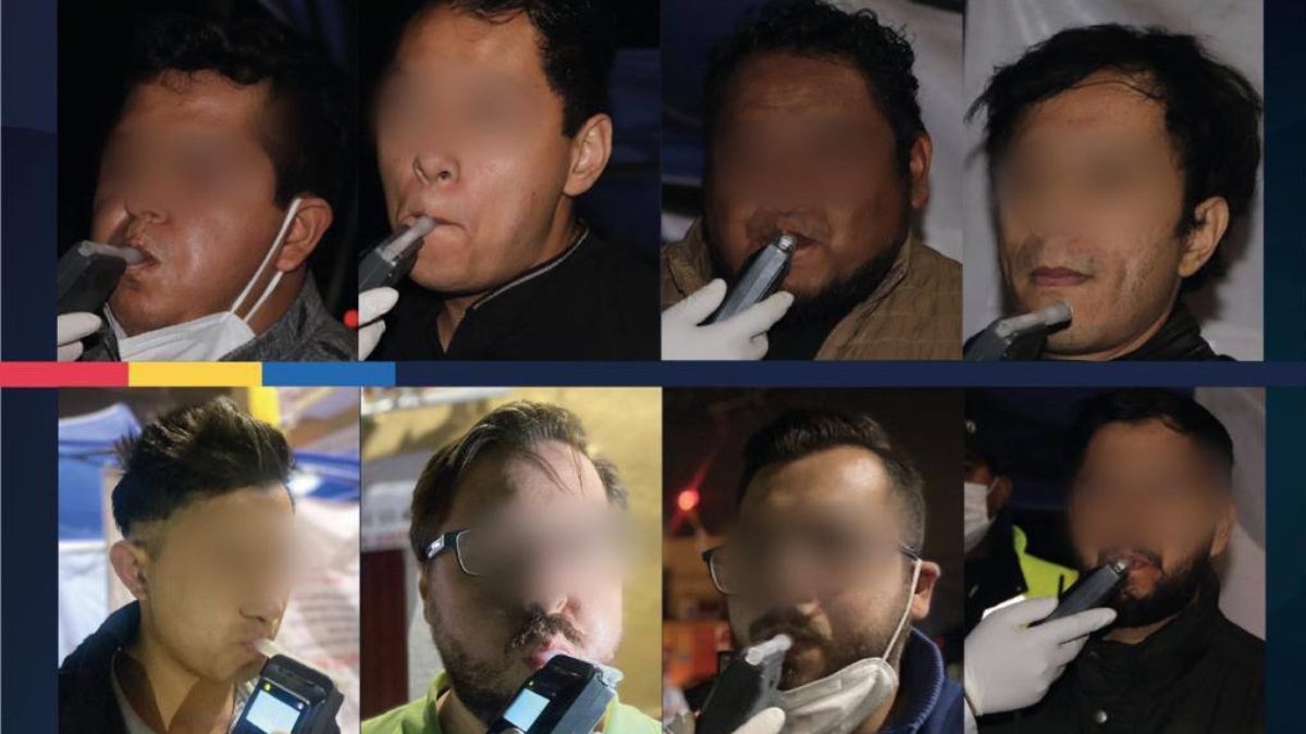 Alcoholímetro en San Pedro Cholula