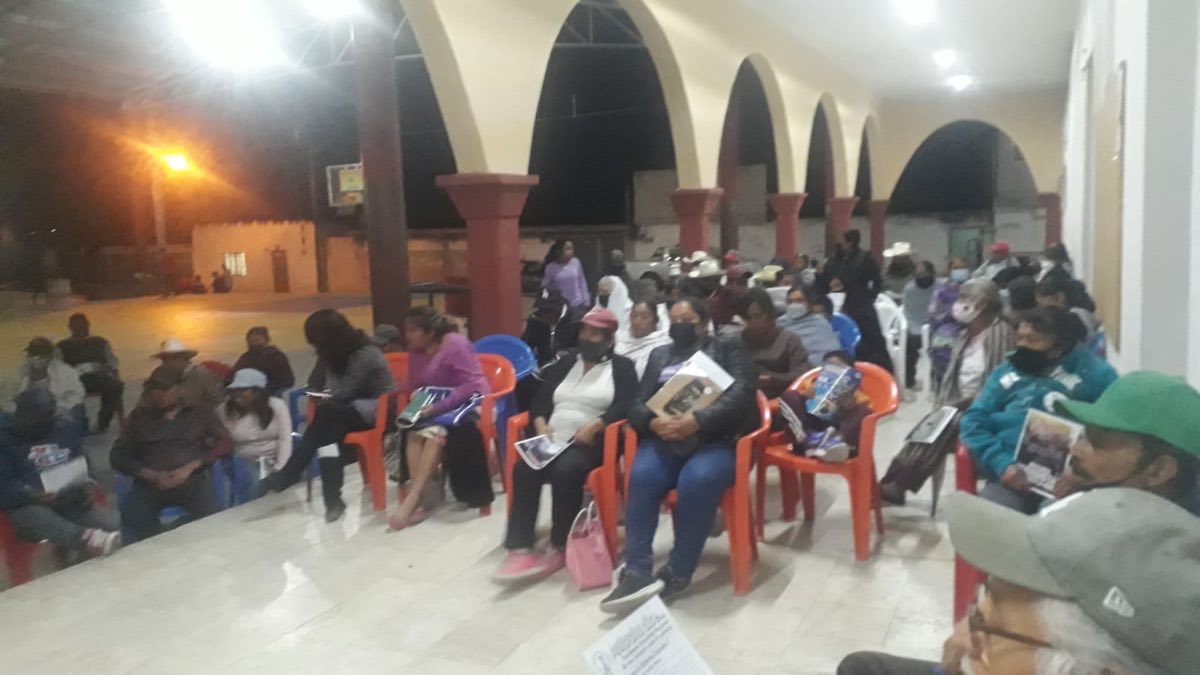 Asamblea en Tepexi de Rodríguez
