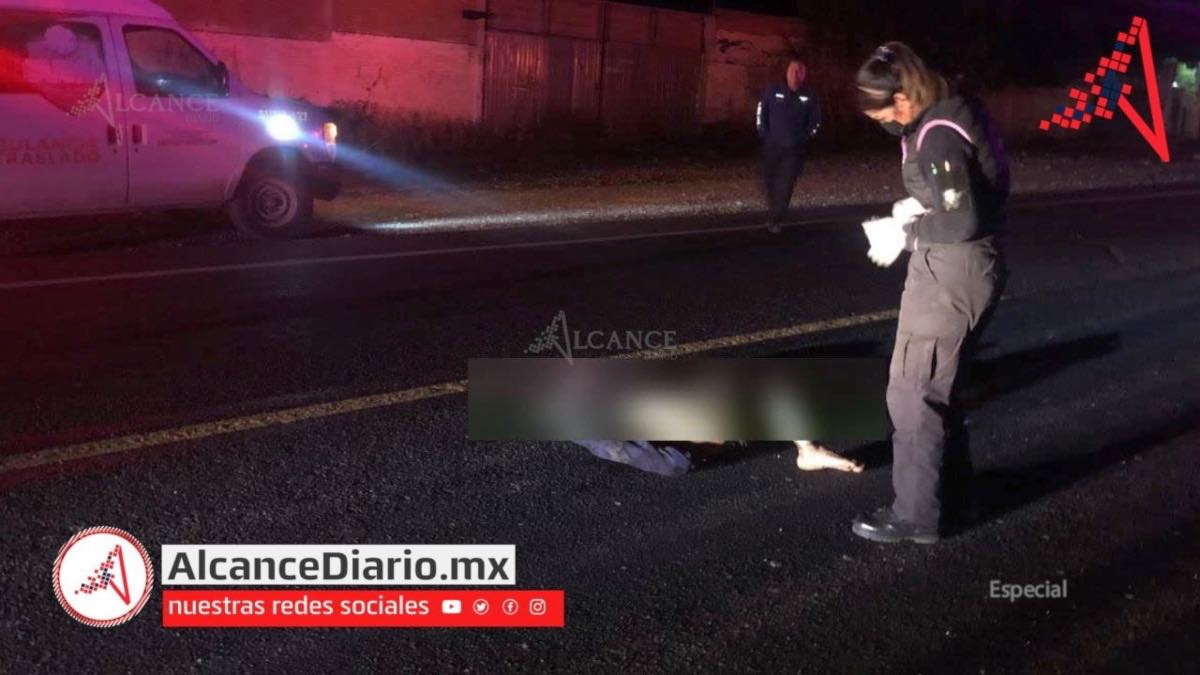 Atropellado en Santiago Miahuatlán