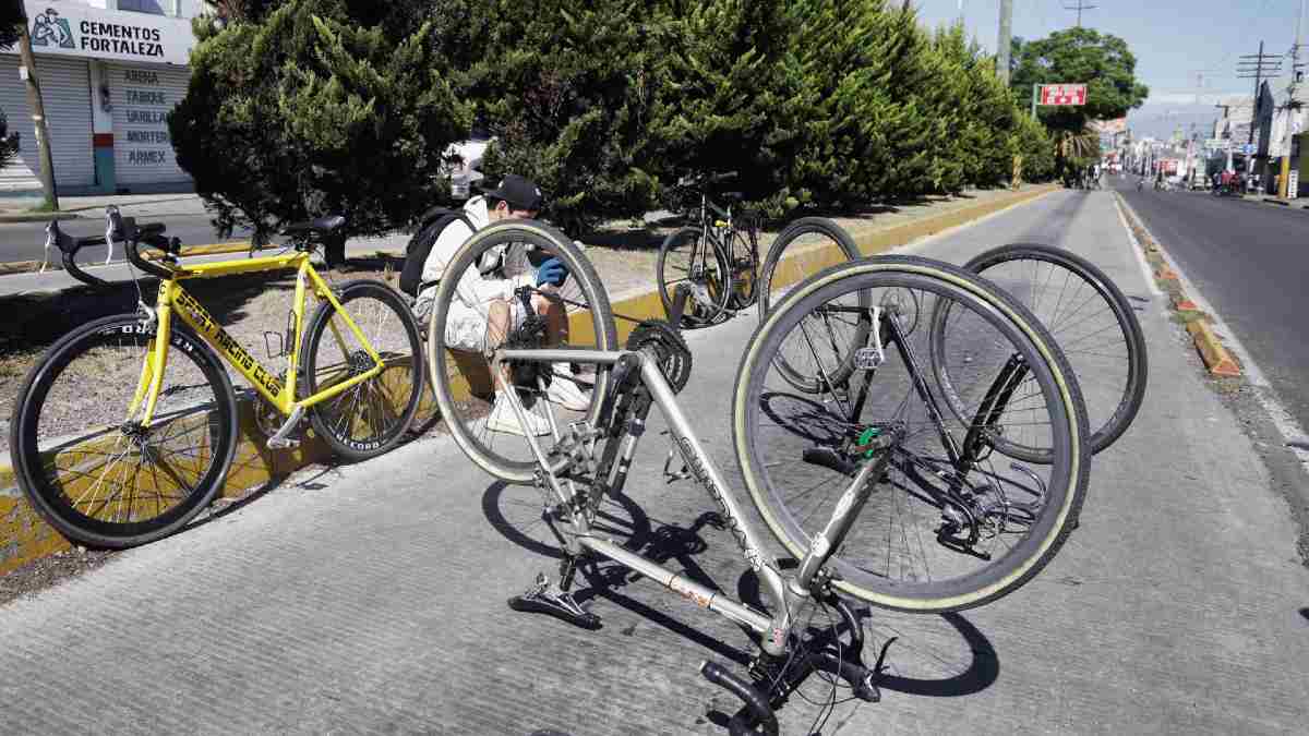 Ciclistas de Puebla