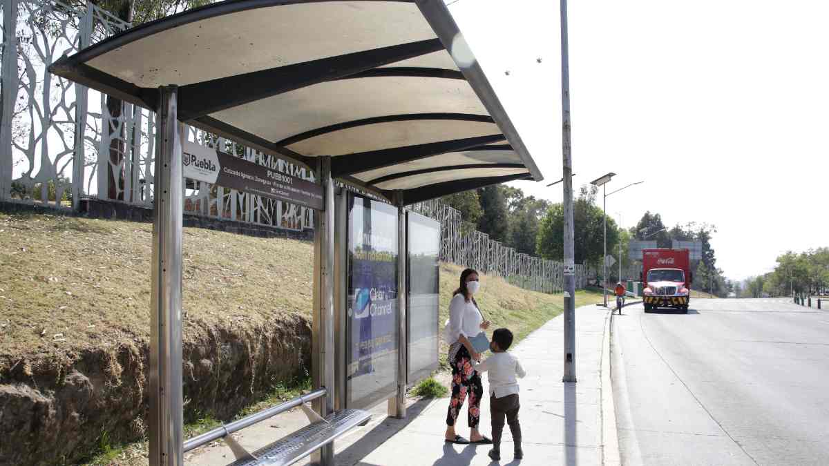 Paradero en Puebla