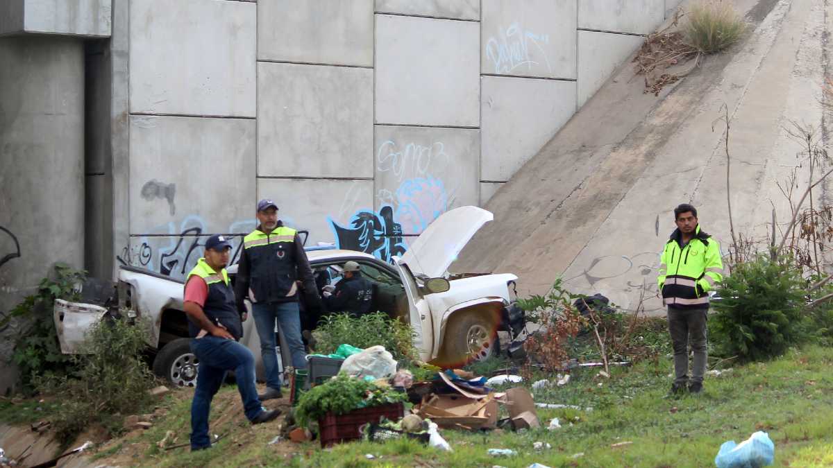 Volcadura con muerto