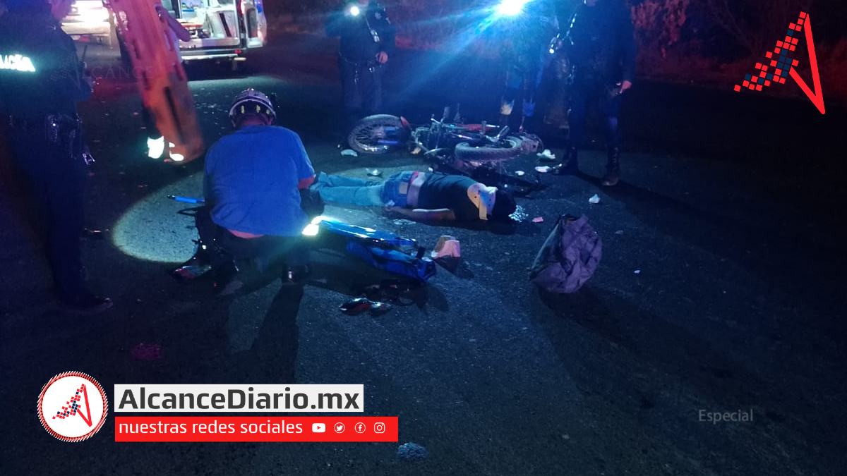 choque de moto en Zinacatepec