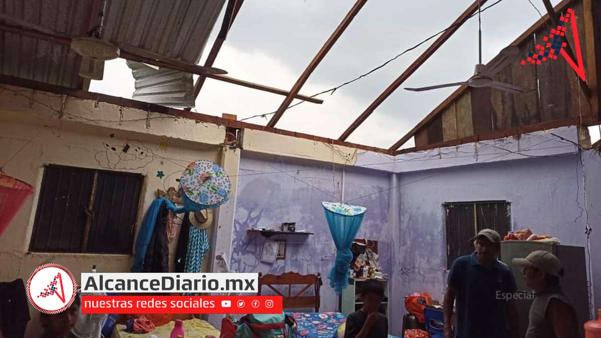 lluvias tiran techo en tlacotepec