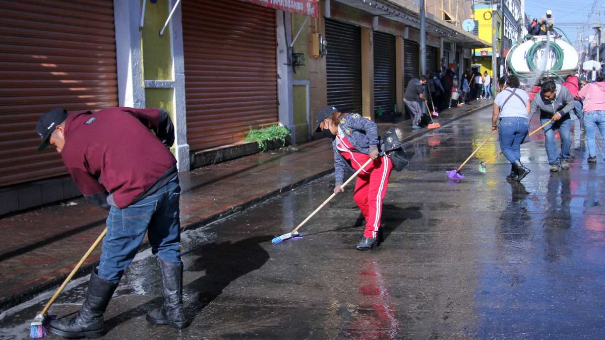 rehabilitaran calles mercado 5 de mayo