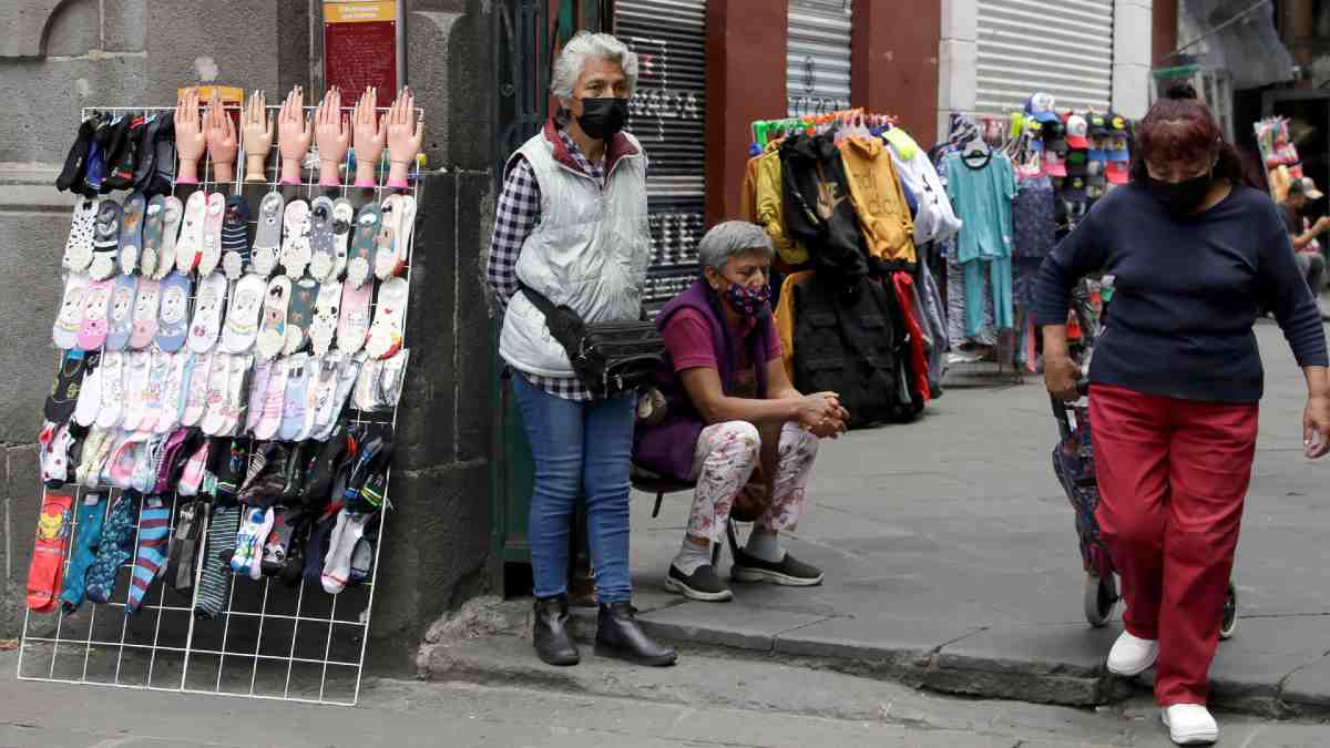 Ambulantes en el centro
