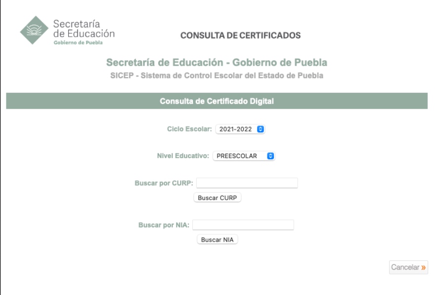 Boletas y certificados