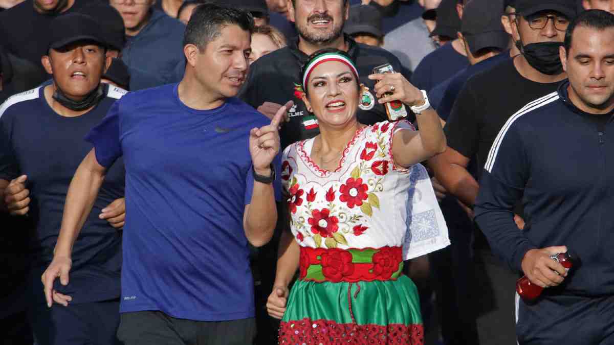 China Poblana, maratonista con causa