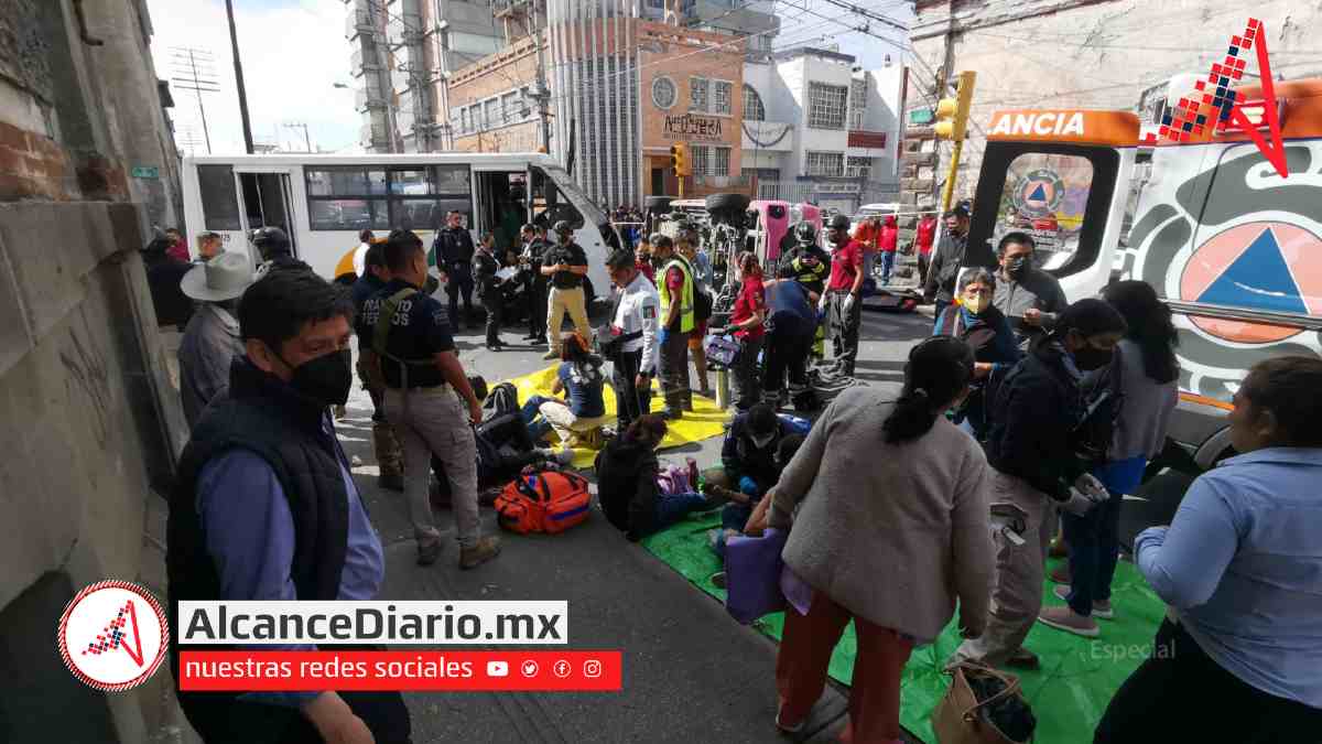 Choque en el centro