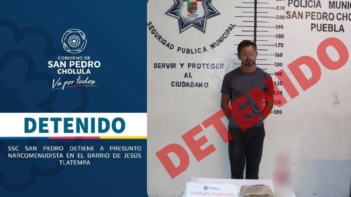 Detenido en Cholula