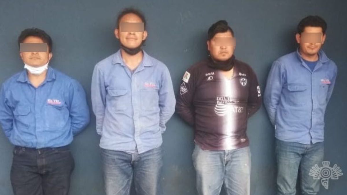 Detenidos en la Avenida Juárez