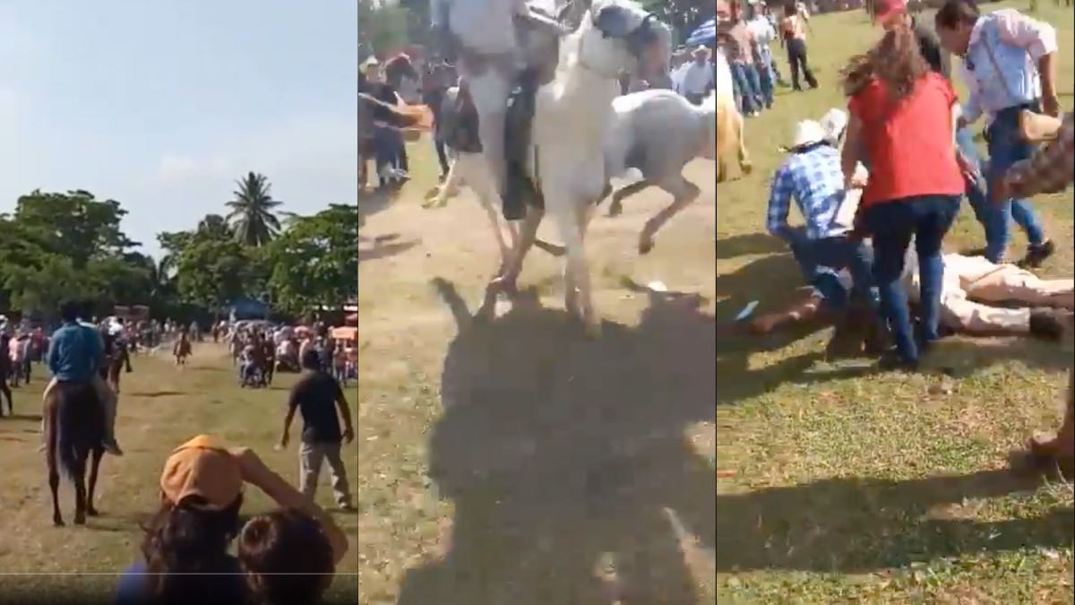 Jinete muerto en Tabasco